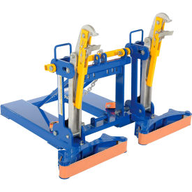 Steel Automatic Eagle Beak, 2 Drum with Belt Saddle, 1,000 lb. Capacity, Blue view 2