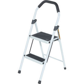 Steel Household Fold Up Step Ladder 2 Step, 225 lb Capacity view 2