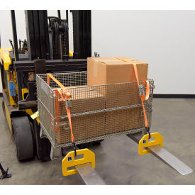 Vestil Manufacturing FTDC-6-4400 Forklift Tie-Down Clamps (2 Sets) - 4400 Lb. Capacity image.