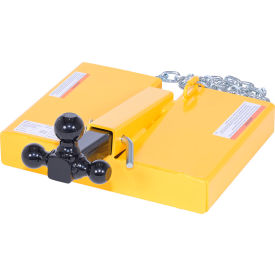 Fork Lift Hitch Attachment, 1500 lb Capacity, Yellow view 2