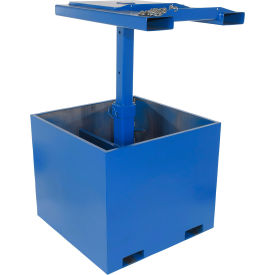 Vestil Steel Trash Bin Compactor Filled Weight Empty 4000 lb. Capacity 