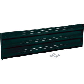 Vestil Bolt-On Style Steel Guard Rail 3-Rib 4-1/2L Black