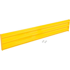 Vestil Manufacturing GR-F3R-BO-7-YL Vestil Bolt-On Style Steel Guard Rail, 3-Rib, 6-1/2L, Yellow image.