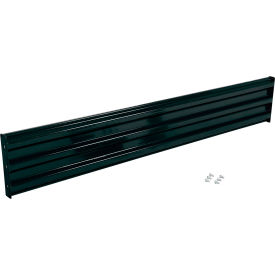 Vestil Bolt-On Style Steel Guard Rail 3-Rib 7-1/2L Black