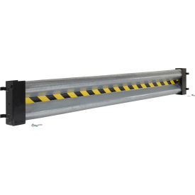 Steel Drop-In Guard Rail 8'L With (2) Brackets & Hardware Galvanized
