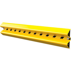 Vestil Wall Mount Guard Rail 6' L Powder Coated Yellow Steel