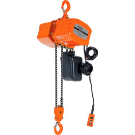 Vestil Manufacturing H-4000-3 Vestil™ Economy Electric Chain Hoist, 2 Ton Capacity, 15 Lift, 16 FPM, 440V image.