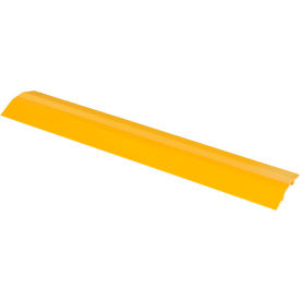 Vestil Manufacturing HCR-36-Y Extruded Aluminum Hose & Cable Crossover, Yellow, 36" x 7-1/8" x 1-1/16" image.