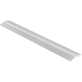 Aluminum Extruded Hose & Cable Crossover, 10000 lb Cap, 48" x 7-1/8" x 1-1/16", Silver view 2