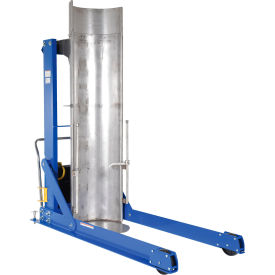 Stainless Steel Portable Hydraulic Drum Dumper, 72" Dump Height, 750 lb Capacity view 2