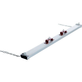 Vestil Steel Forklift Heavy Duty Hanging Magnetic Sweeper 130 lb. Capacity 73"W 