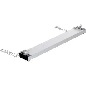 Vestil Steel Heavy Duty Hanging Magnetic Sweeper 75 lb. Capacity 37"W 