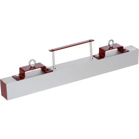 Vestil Steel Forklift Hanging Magnetic Sweeper 45 lb. Capacity 36"W 