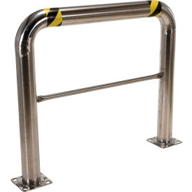 Stainless Steel High Profile Machinery Guard 48"" L x 42"" H x 4-1/2"" Dia