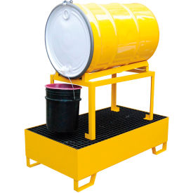 1 Drum Horizontal Retention Basin, 1200 lb Capacity, 27"W x 49"D x 32"H view 2