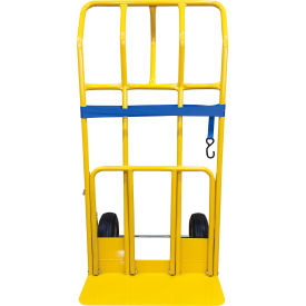 Steel Wide Load Hand Truck, Pneumatic Wheels, 600 lb. Capacity view 2