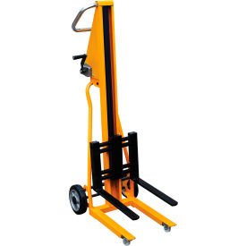 Vestil Steel Portable Mini Stacker 41-1/2" Lift 260 lb. Capacity 