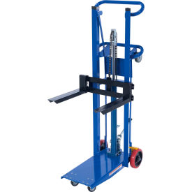 Vestil Steel Hydra Lift Cart with Forks 33-3/16"L x 20"W x 60-5/8"H 750 lb. Capacity 