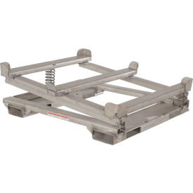Stainless Steel Intermediate Bulk Container Tilt Stand w/ Fork Pockets, 4400 lb. Cap. view 2