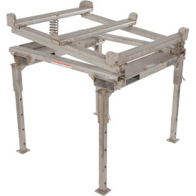 Intermediate Bulk Container Tilt Stand w/ Fork Pockets & Adjustable Legs, 4400 lb. Cap. view 2