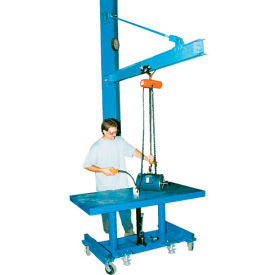Vestil Manufacturing JIB-HC-20 High-Ceiling Tie Rod Wall Mount Jib Crane JIB-HC-20 2000 Lb. Capacity image.