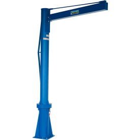 Multi-Station Jib Crane, 72" I-Beam, 1000 lb. Capacity, Blue view 2