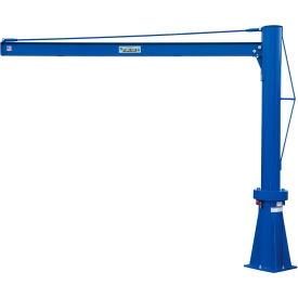 Multi-Station Jib Crane, 96" I-Beam, 1000 lb. Capacity, Blue view 2
