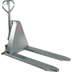 Stainless Steel Hand Pump Tote Lift, 2000 lb. Capacity, 27"W x 60"L view 2