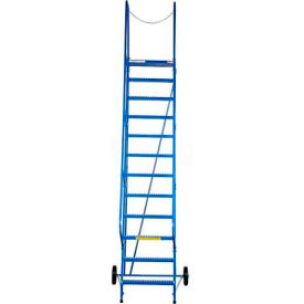 Vestil Manufacturing LAD-MM-12-G Maintenance Ladder - 12 Step Grip-Strut - LAD-MM-12-G image.