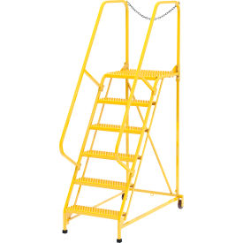 Maintenance Ladder - 6 Step Grip-Strut - Yellow