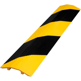 Extruded Aluminum Hose & Cable Crossover, Yellow/Black, 35-7/8 Extruded Aluminum Hose & Cable Crossover, Yellow/Black, 35-7/8
