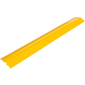 Vestil Manufacturing LHCR-60-Y Extruded Aluminum Hose & Cable Crossover, Yellow, 59-7/8" x 9-1/8" x 1-1/2" image.