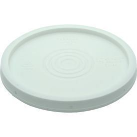 Vestil High Density Polyethylene Standard Lid For 3.5 5 & 6 Gallon Pails White 