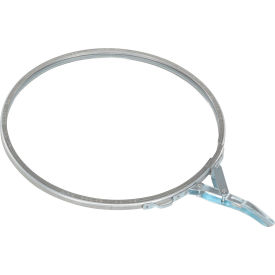 Steel UN Rated Lever Lock Closing Ring For 5 Gallon Pail Lids, Silver view 2