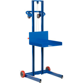 Steel Low Profile Lite Load Lift With Winch, 33-3/16"L x 30-1/2"W x 66-11/16"H view 2