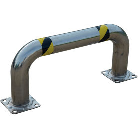 Stainless Steel Low Profile Rack Guard 36"" L x 16"" H x 4-1/2"" Dia