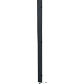 Extruded Fender Bumper Half Oval 36Wx1-7/8H Black