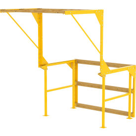 Steel Mezzanine Safety Gate Knockdown, 96"W x 87-3/16"D x 87-9/16"H view 2