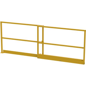 Steel Mezzanine Sliding Gate, 115-3/8"W x 6"D x 42"H view 2