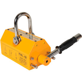 Steel and Neodymium Magnetic Lifter, 2200 lb Capacity, Yellow view 2