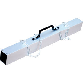 Aluminum Heavy Duty Hanging Magnetic Sweeper, 45 lb. Capacity, 40"W view 2