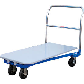 Steel Nesting Platform Cart, 6" Mold-On-Rubber Casters, 50-7/8" x 30-1/8", 1500 lb. Cap view 2