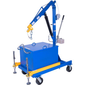 Steel Portable Cantilever Hoist, 4000 lb Capacity, Blue view 2