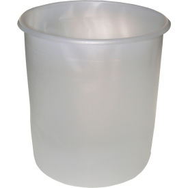 High Density Polyethylene Pail Liner, 15 Mil Thick, 5 Gallon Capacity, Clear, Pack of 5 view 2