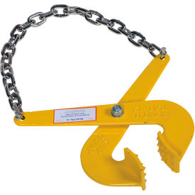 Single Scissor Pallet Puller, 5-3/16" Jaw Opening, 5000 lb. Pulling Cap., Steel, Yellow view 2