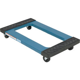 Plastic Dolly with Rubber Ends & Hard Rubber Casters, 1000 lb. Capacity, 30" x 18" view 2