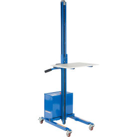 Steel Quick Lift DC Powered, 37-9/16"L x 23-1/2"W x 80-5/16"H, 125 lb Capacity view 2