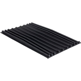Polyethylene Heavy Duty D-Style Hopper Lid For 1-1/2 Cu. Yd. Hoppers, Black view 2