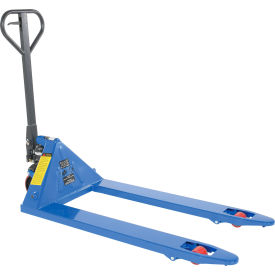 (Quantity 6) Economy Hand Pallet Truck, 4000 lb. Capacity, 27"W x 48"L Forks view 2