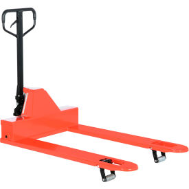 Steel Low Profile Pallet Truck, 4000 lb Capacity, 33"W x 48"L Forks view 2